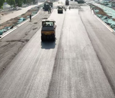 郑州沥青路面施工工地准备阶段